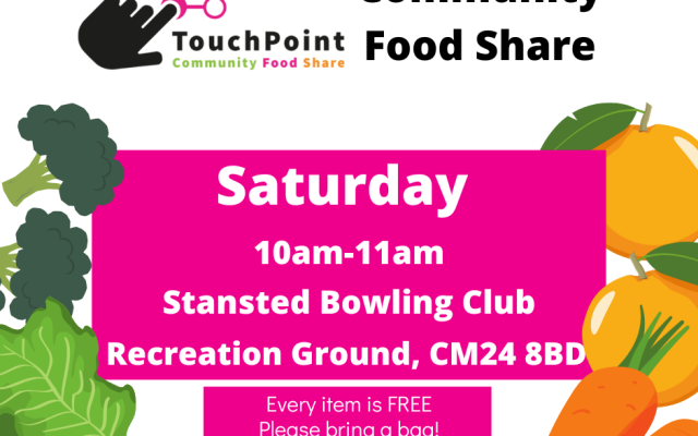 TouchPoint Stansted Community Food Share: Saturdays at Stansted Bowling Club