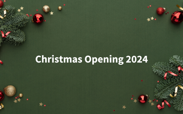 Christmas Opening Information