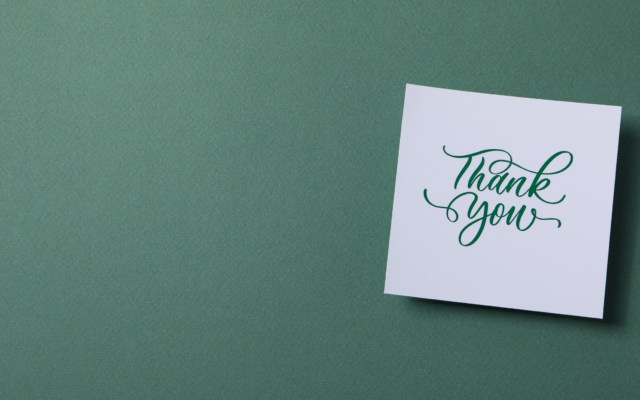 Thank you to our volunteers and the community!